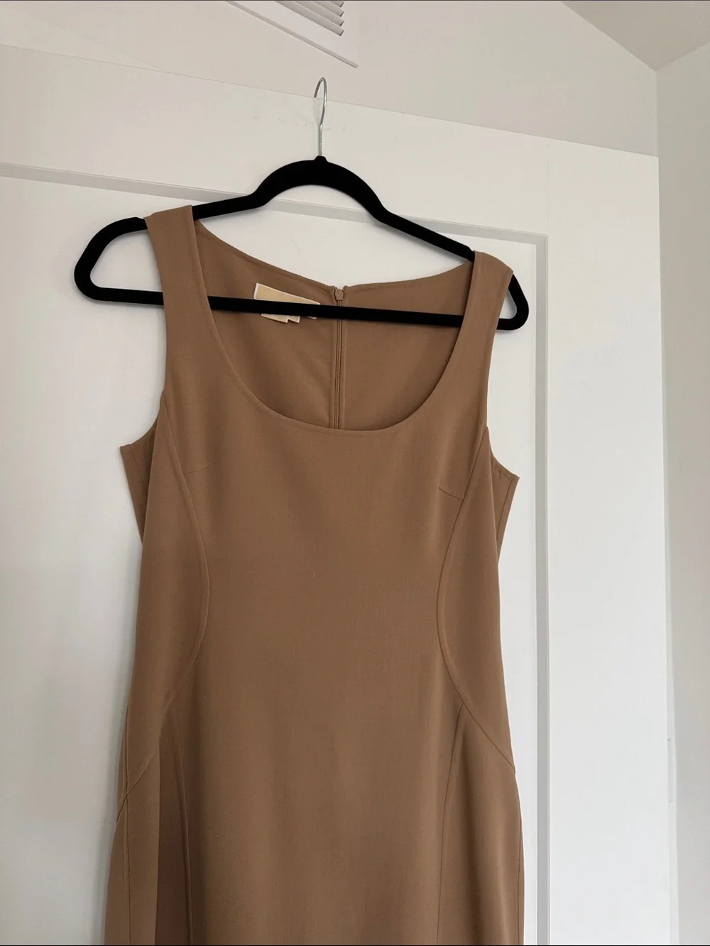 Michael Kors Sleeveless Camel/Tan A-Line Dress